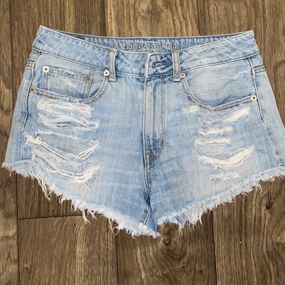 American Eagle Outfitters Pants - AE AMERICAN EAGLE HI RISE FESTIVAL SHORTS SZ 6